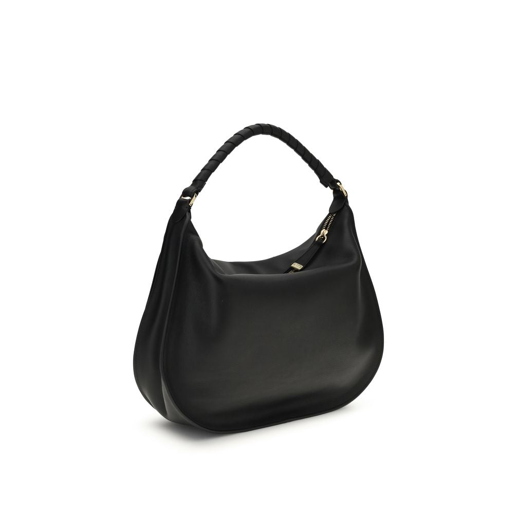 Chloé Marcie Shoulder Bag - Black Soft Leather