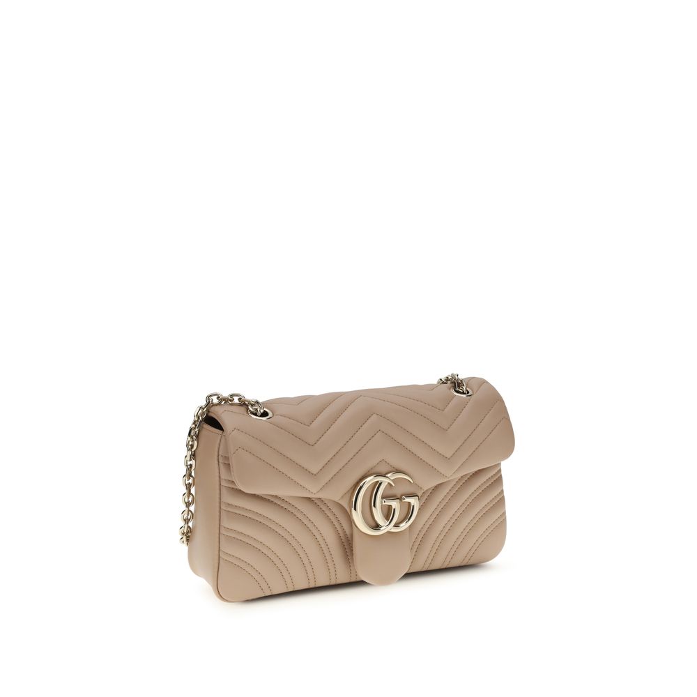Gucci GG Marmont Medium Shoulder Bag - Pink Beige