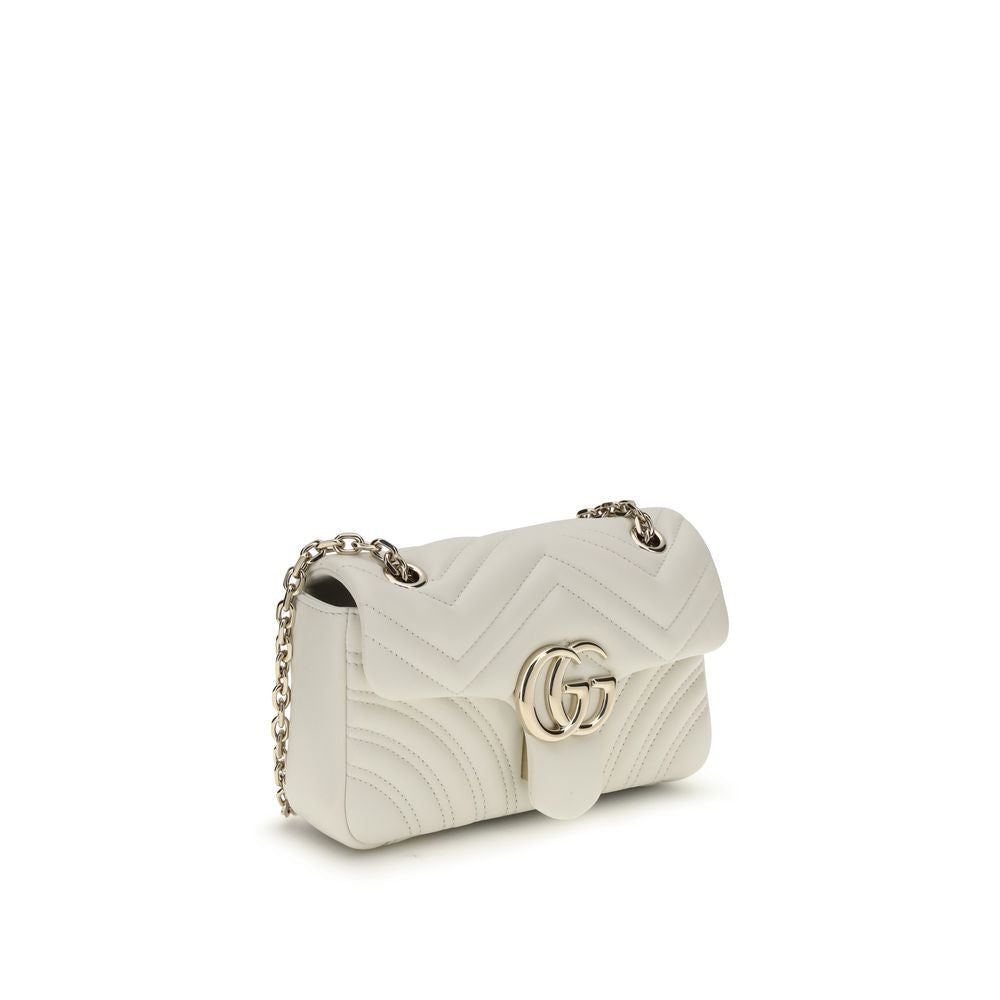 Gucci GG Marmont Small Shoulder Bag - White