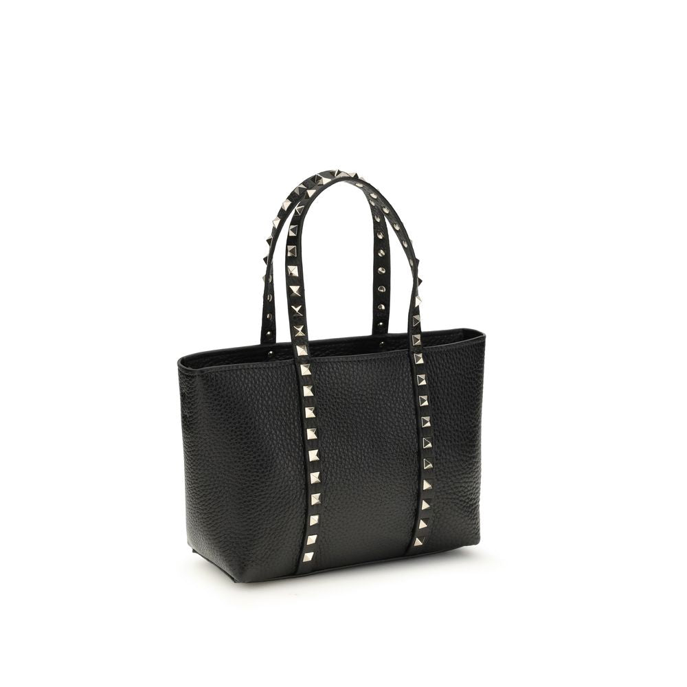 Valentino Garavani Rockstud Small Tote - Black