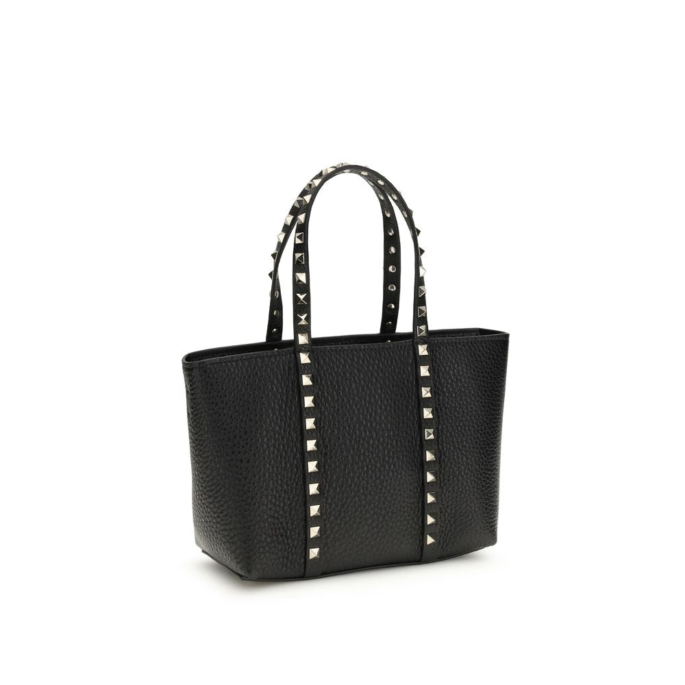 Valentino Garavani Rockstud Small Tote - Black