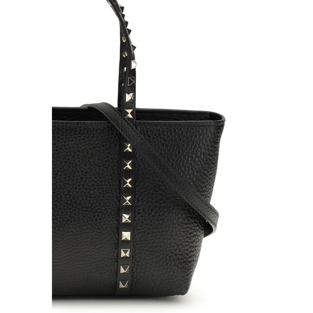 Valentino Garavani Rockstud Small Tote - Black