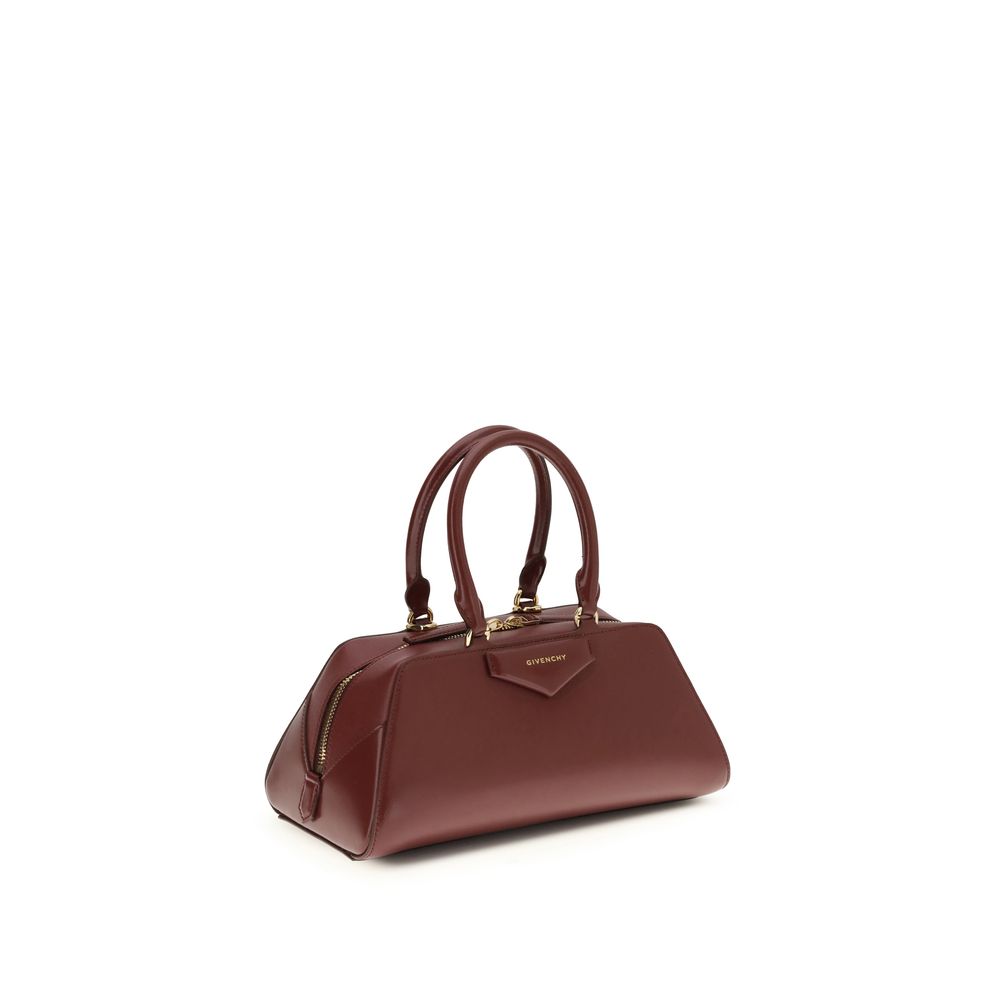 Givenchy Small Antigona East-West Bag - Burgundy Box Leather