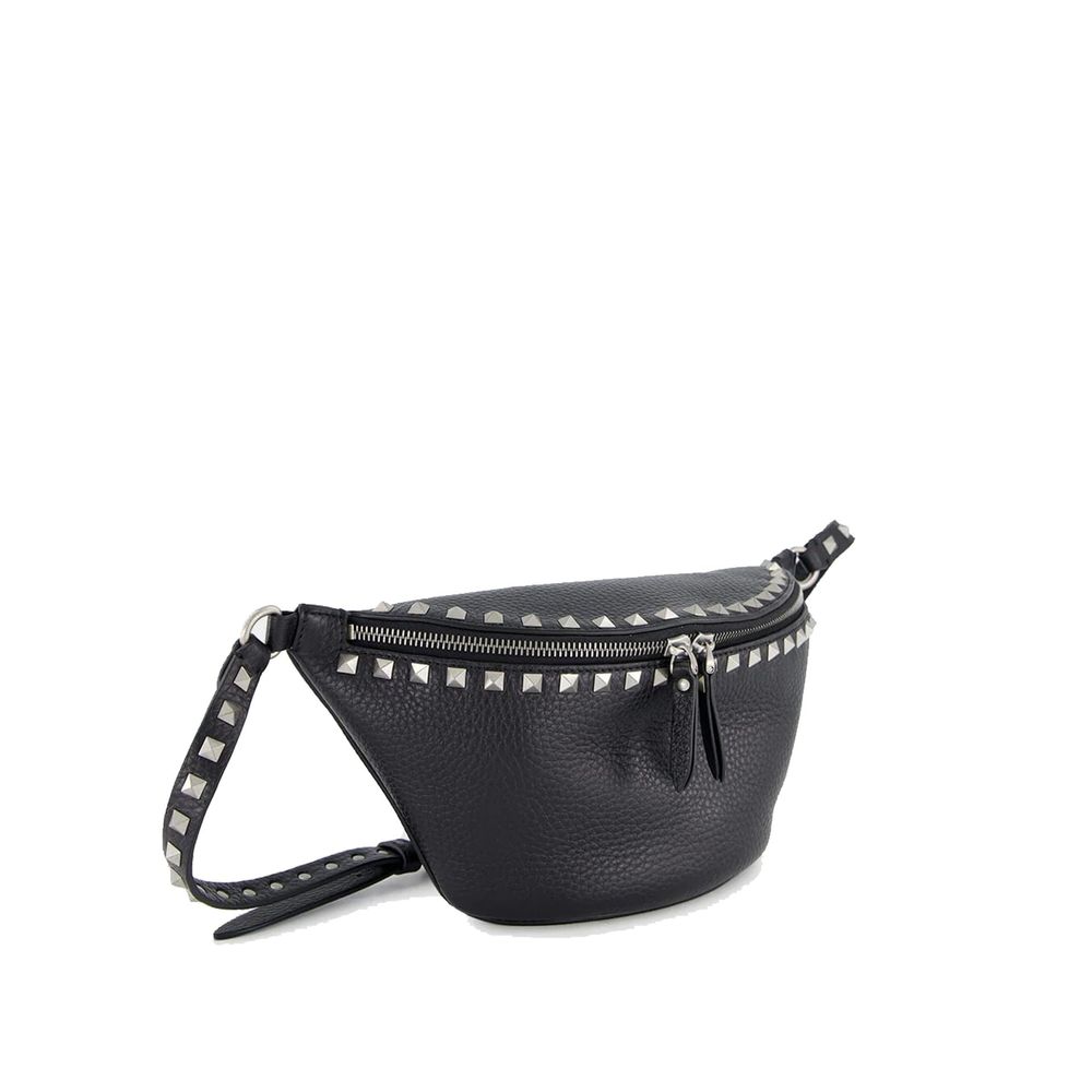 Valentino Garavani Rockstud Belt Bag - Black Calfskin