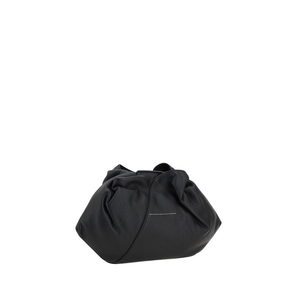 MM6 Japanese Bag Medium Grained Leather - Black