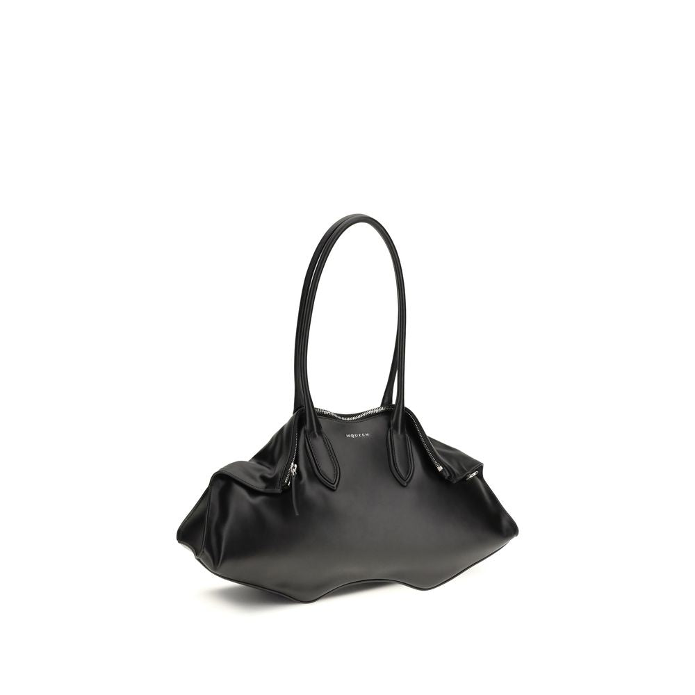 Alexander McQueen Women's Manta Bag - Black Calf Leather