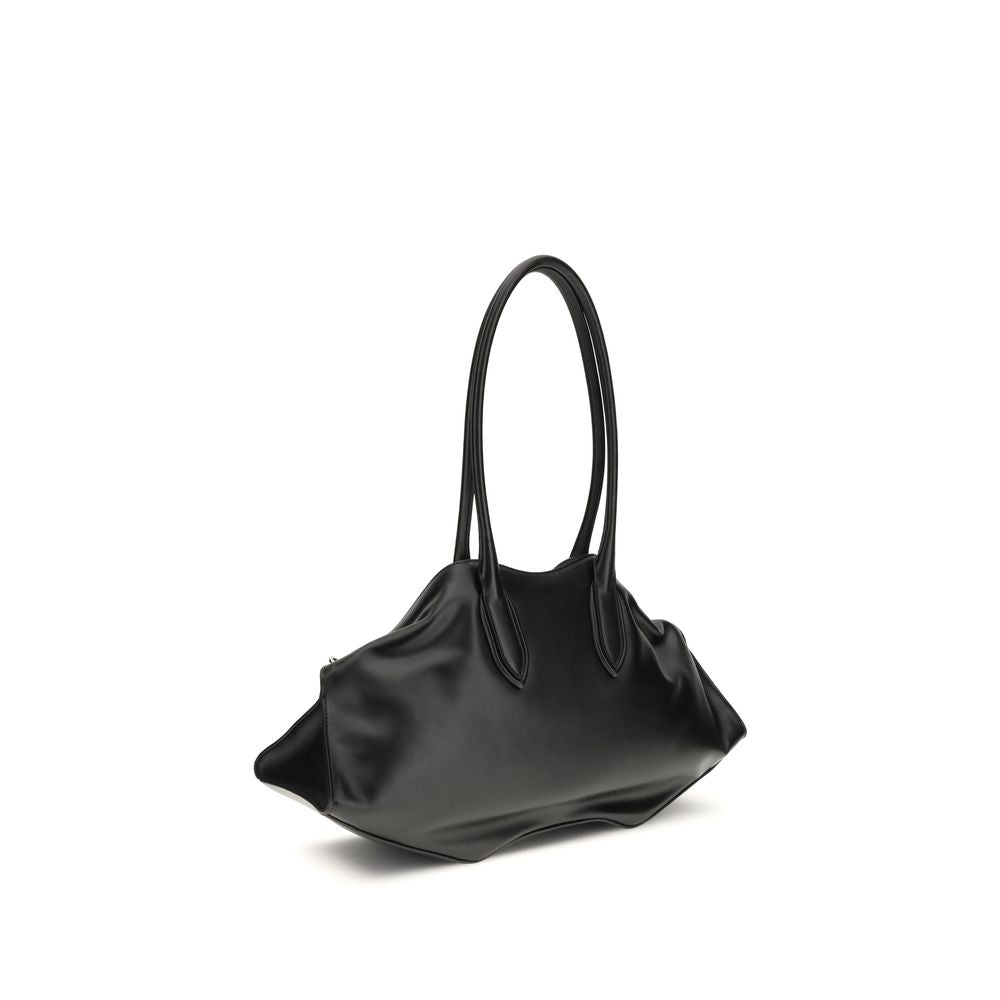Alexander McQueen Women's Manta Bag - Black Calf Leather