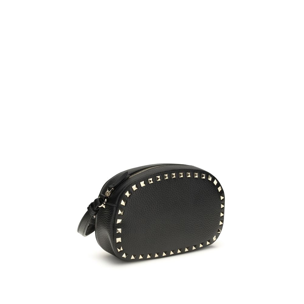 Valentino Garavani Rockstud Mini Crossbody Bag - Black Grainy Calfskin