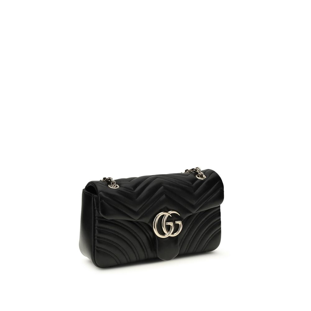 Gucci GG Marmont Medium Shoulder Bag - Black