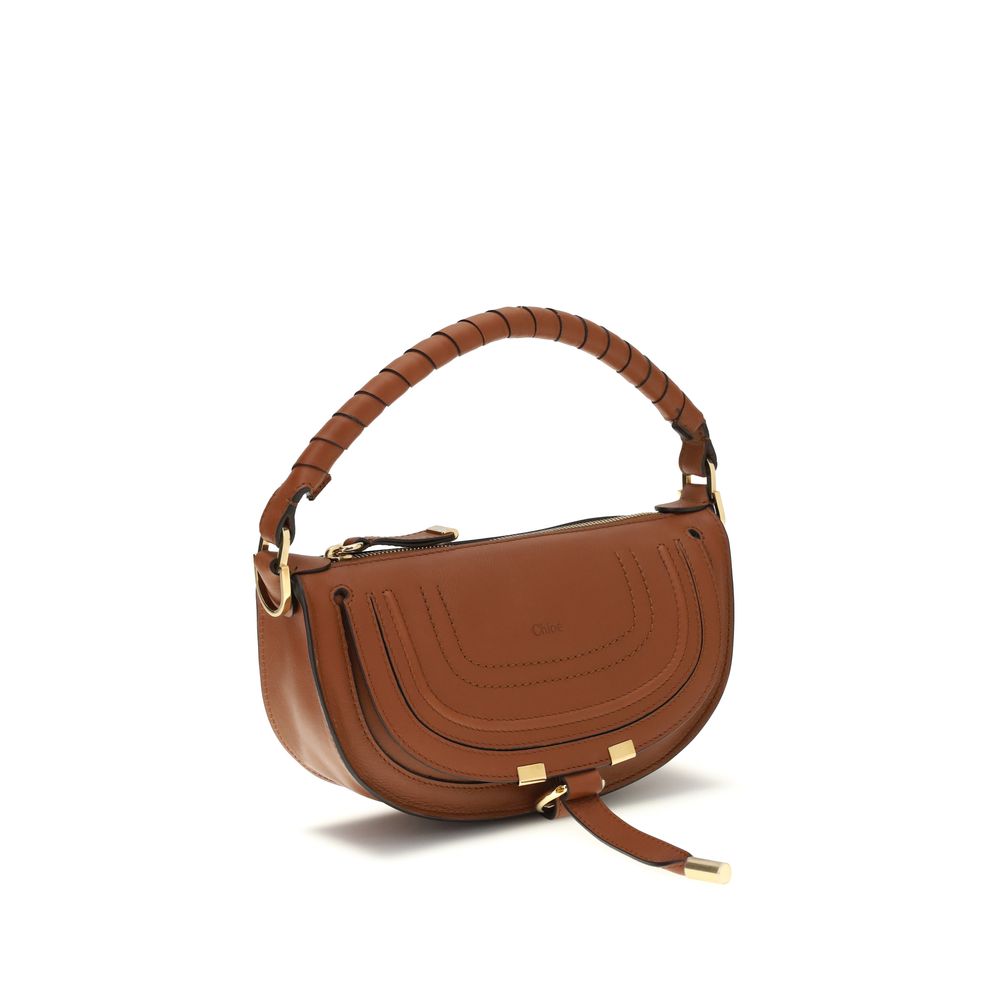 Chloé Mini Marcie Shoulder Bag - Clay Brown