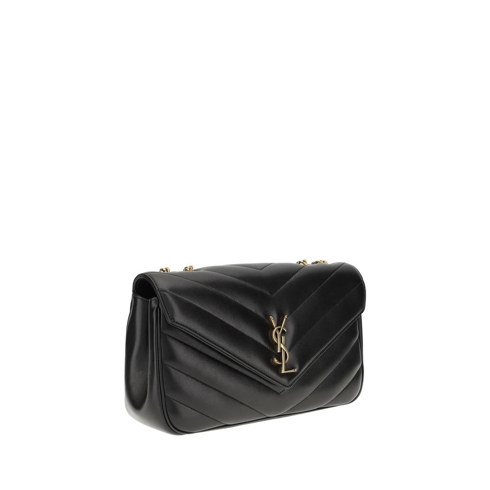 Saint Laurent Loulou Large Shoulder Bag - Black