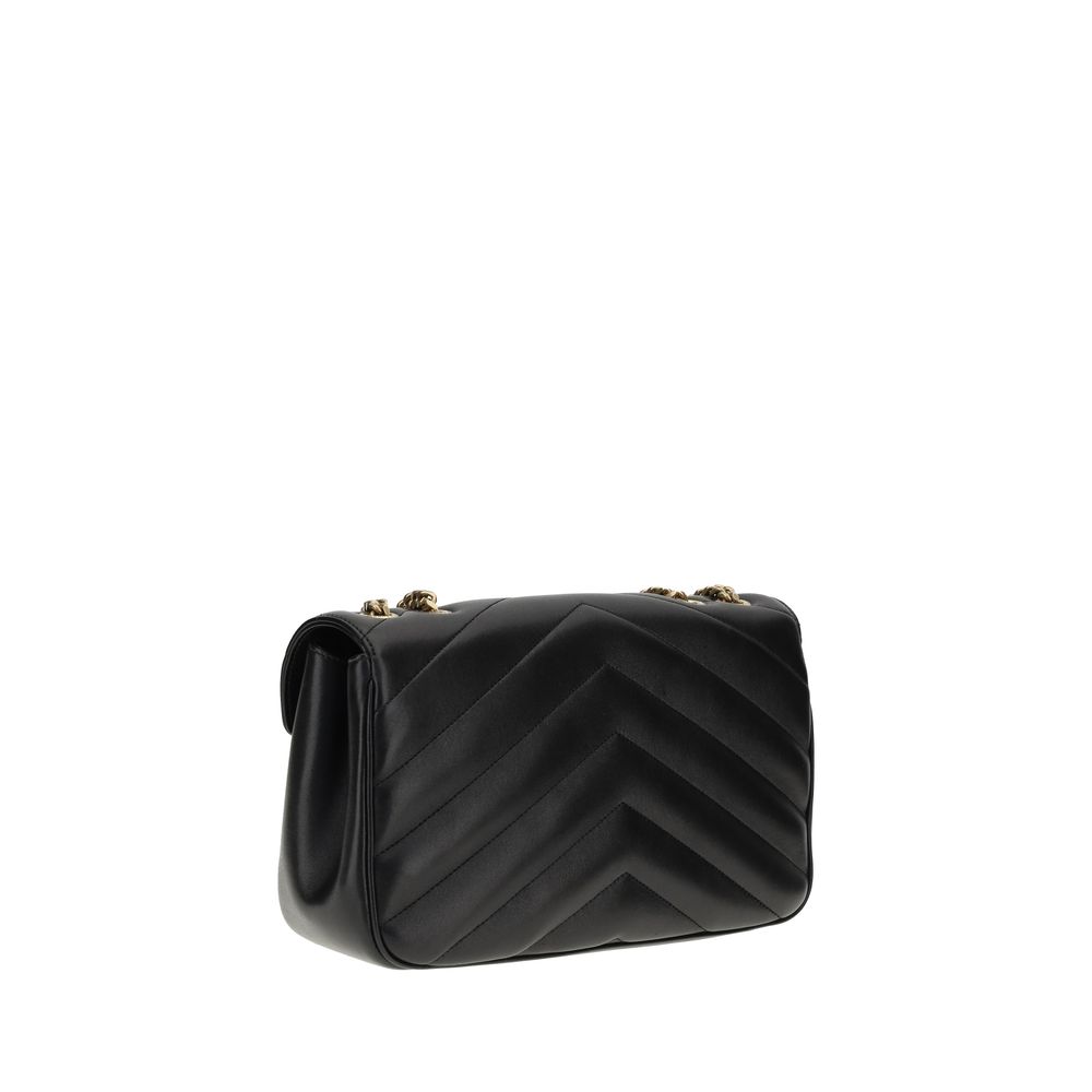 Saint Laurent Loulou Large Shoulder Bag - Black