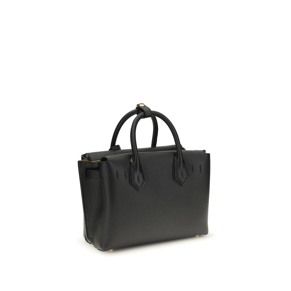 MCM Milla Small Tote in Spanish Embossed Leather – Black