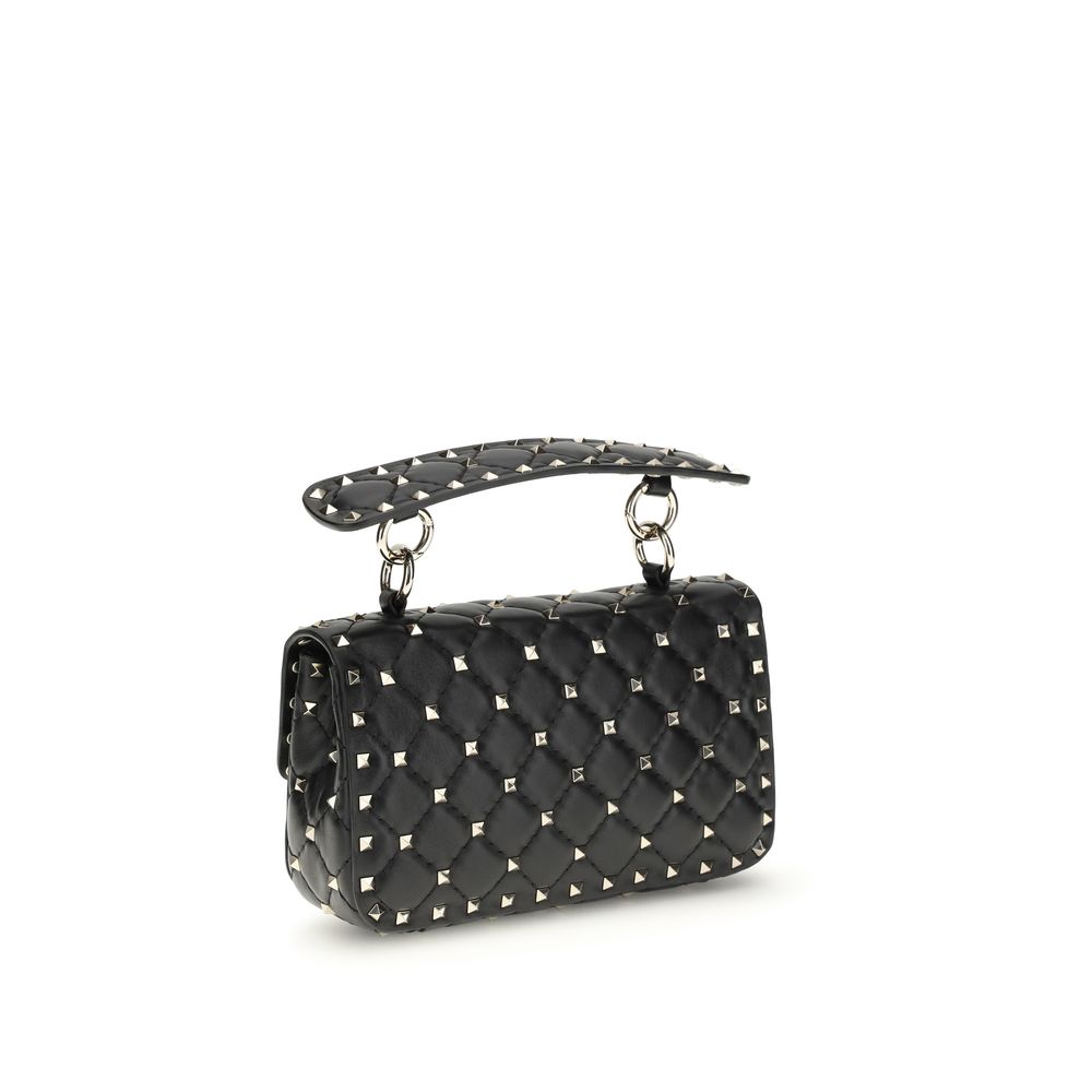 Valentino Garavani Rockstud Spike Handbag Small - Black