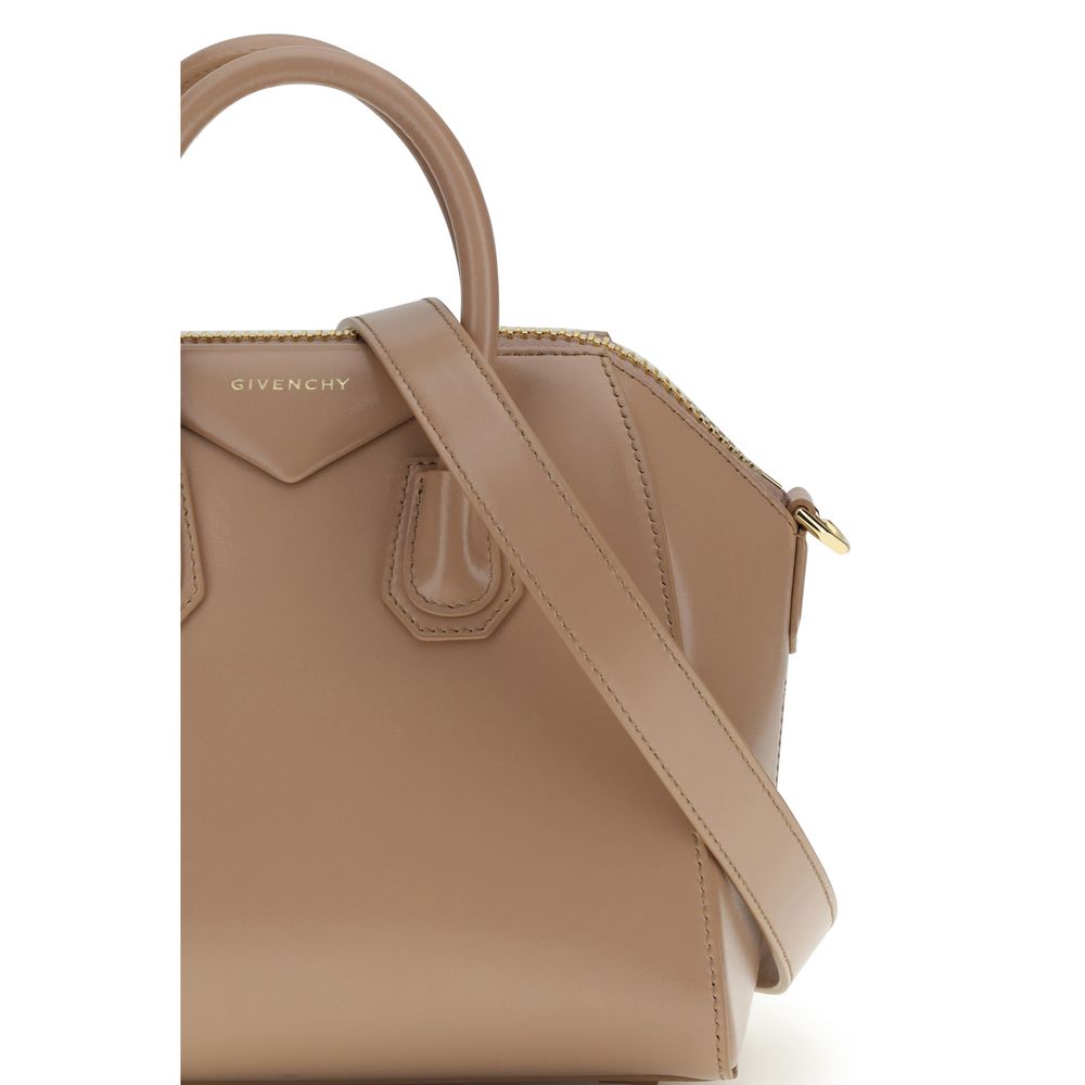Givenchy Mini Antigona Bag - Beige Box Leather