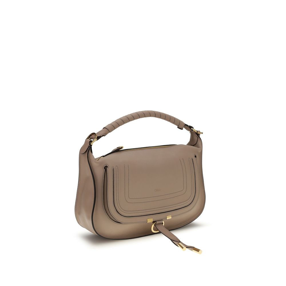Chloé Small Marcie Shoulder Bag - Woodsmoke