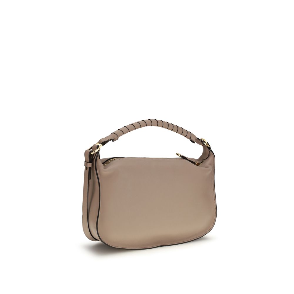 Chloé Small Marcie Shoulder Bag - Woodsmoke