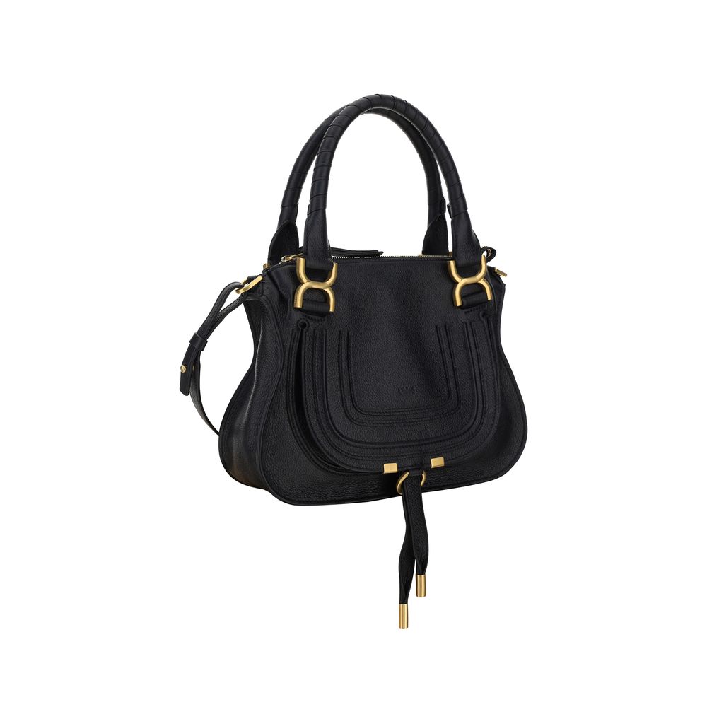 Chloé Small Marcie Double Carry Bag - Black