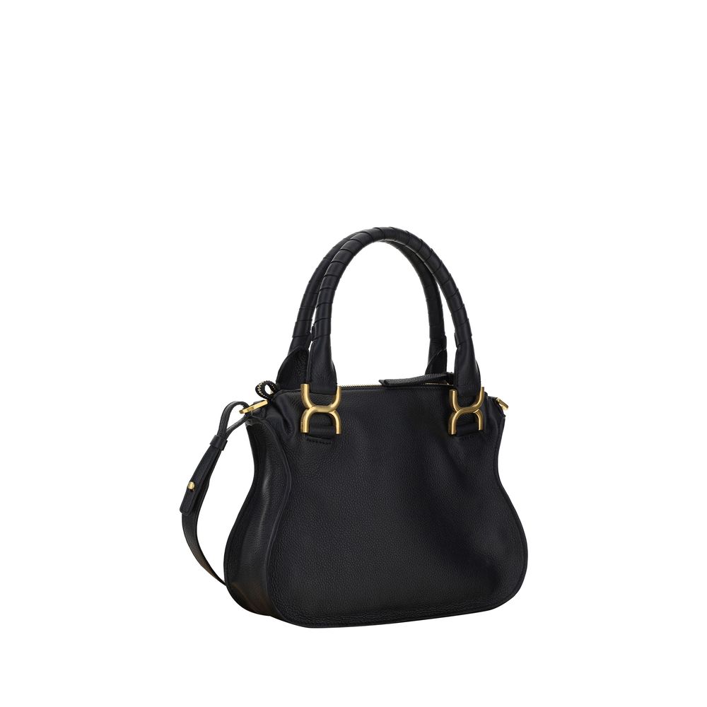 Chloé Small Marcie Double Carry Bag - Black
