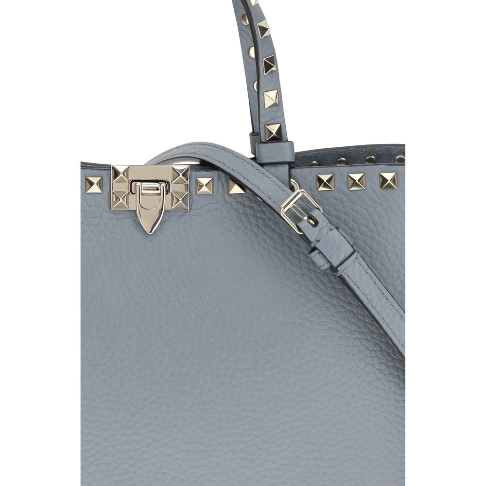 Valentino Garavani Rockstud Small Shopping Bag - Blue