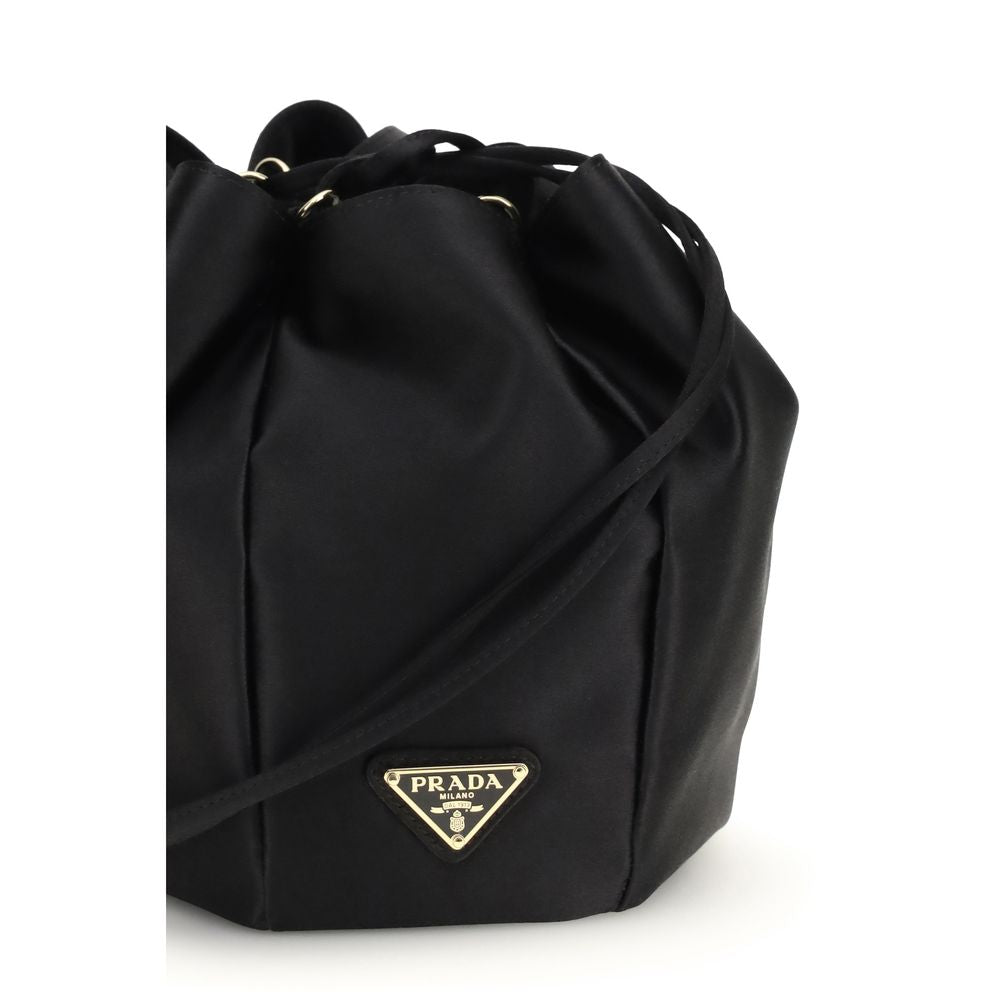 Prada Satin Pouch - Black