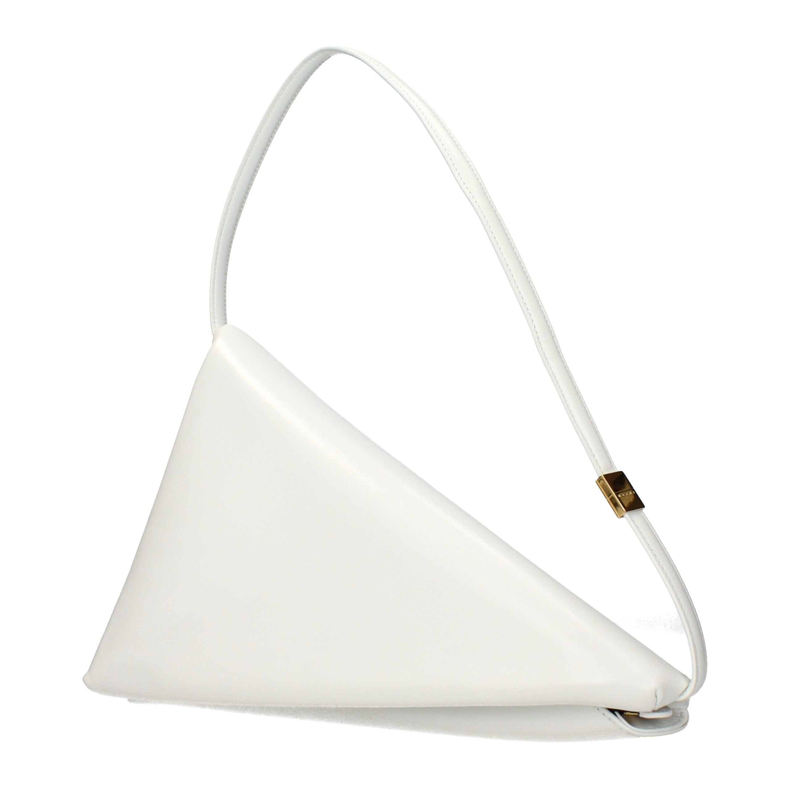 Marni Prisma Triangle Shoulder Bag – Optic White