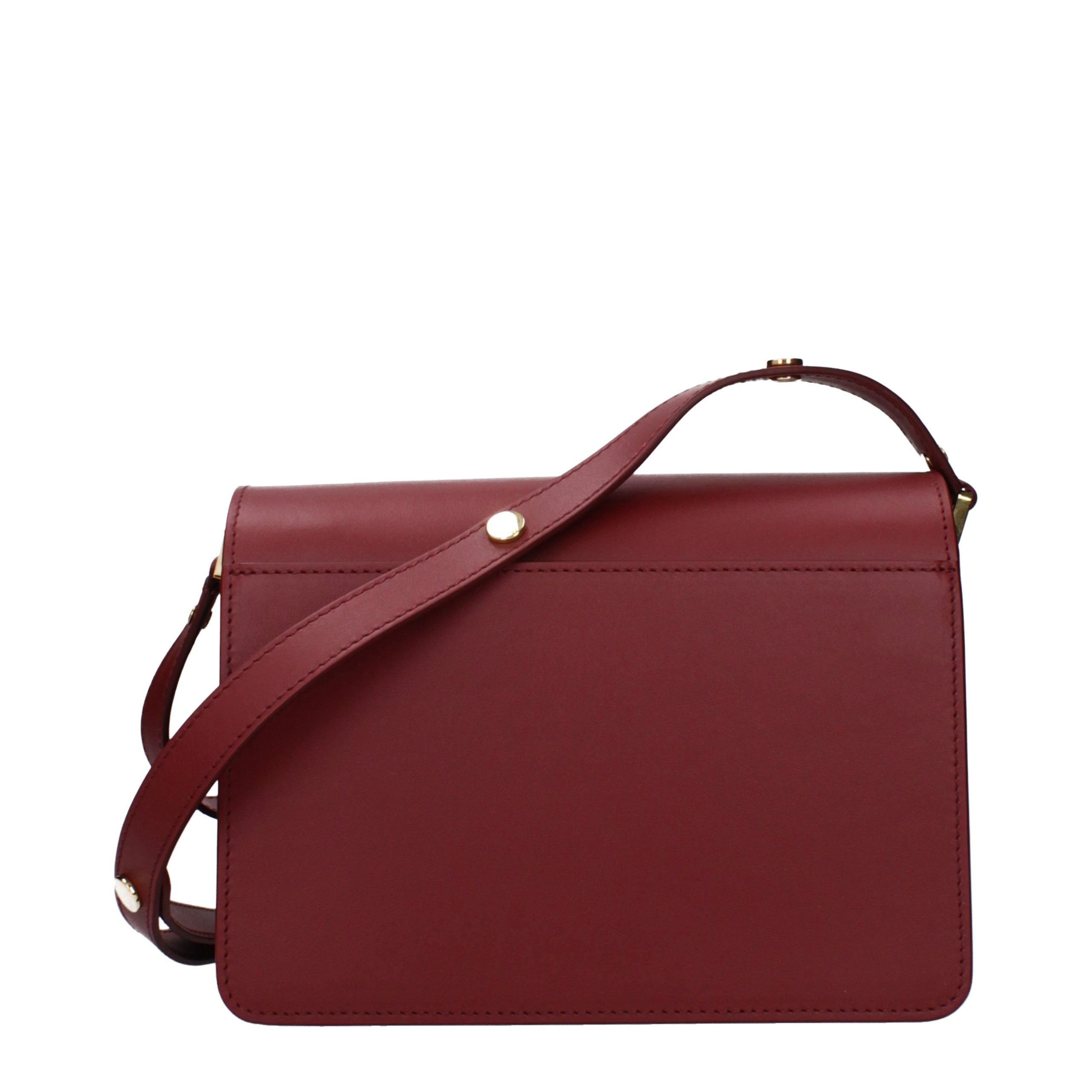 Marni Trunk Medium Bag - Burgundy