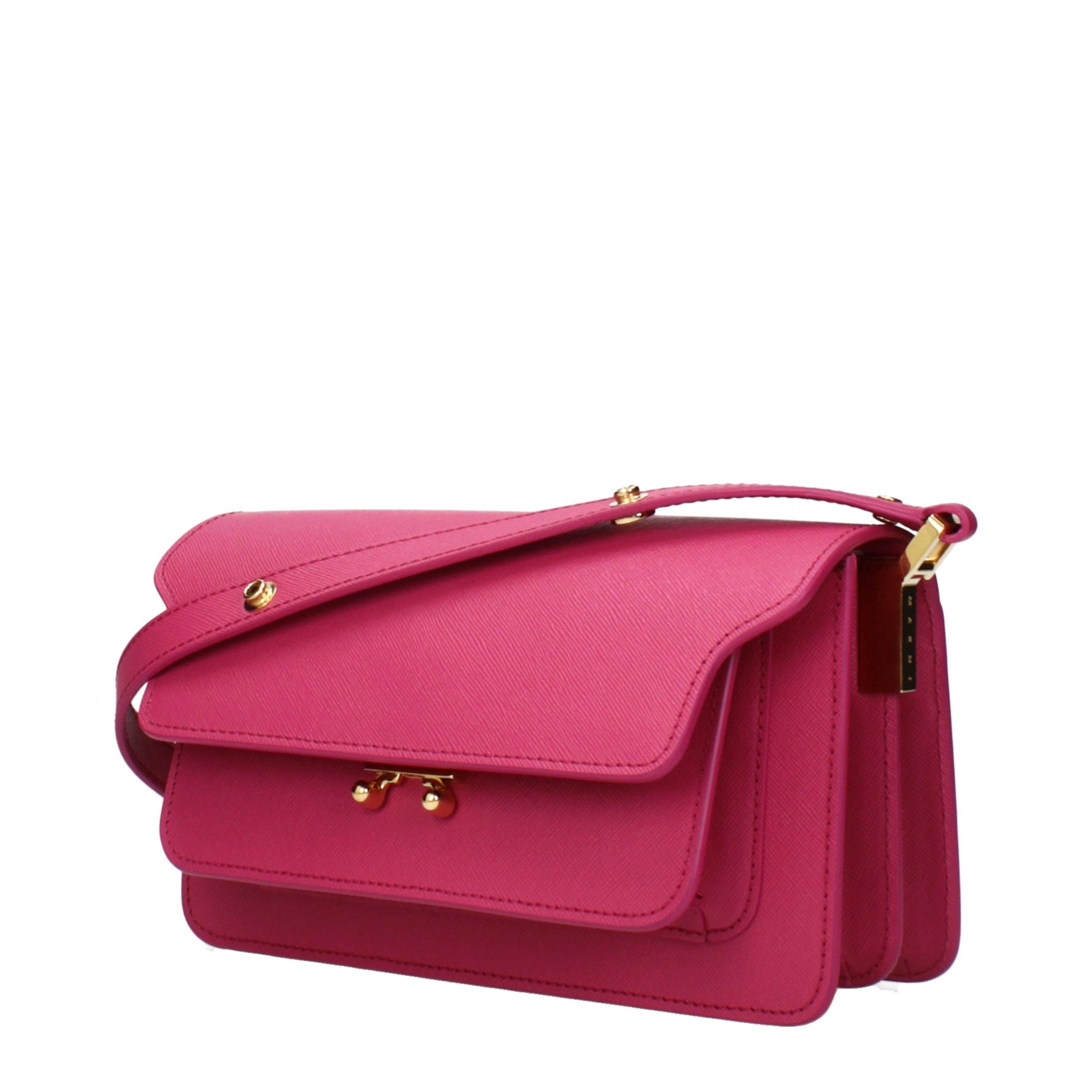 Marni Trunk Small Bag - Fuschia