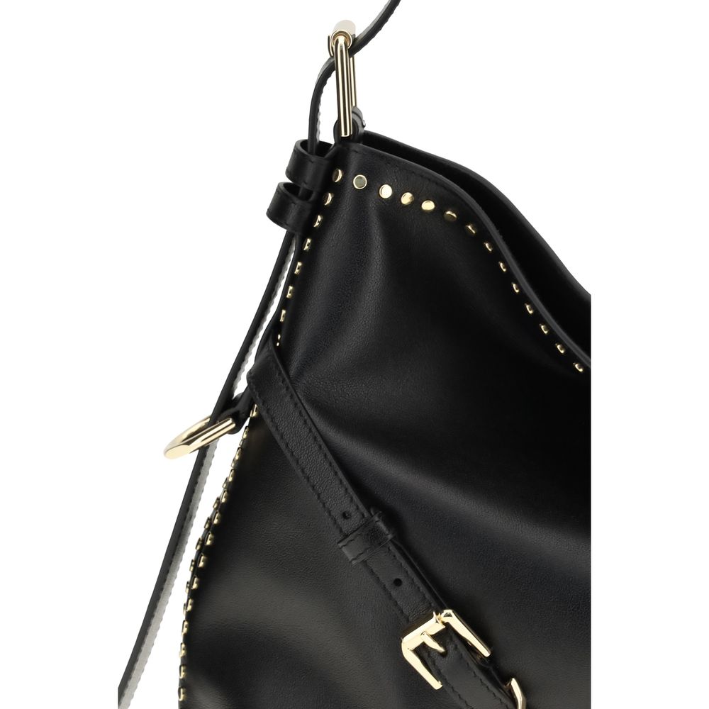 Givenchy Large Voyou Bag - Black Studded Shiny Leather