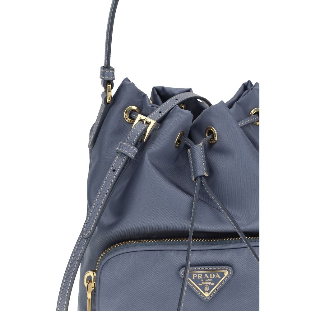 Prada Re-Nylon Bucket Bag - Blue