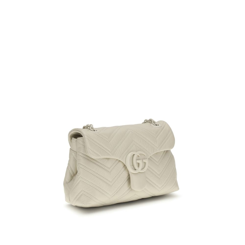 Gucci GG Marmont Small Shoulder Bag - White