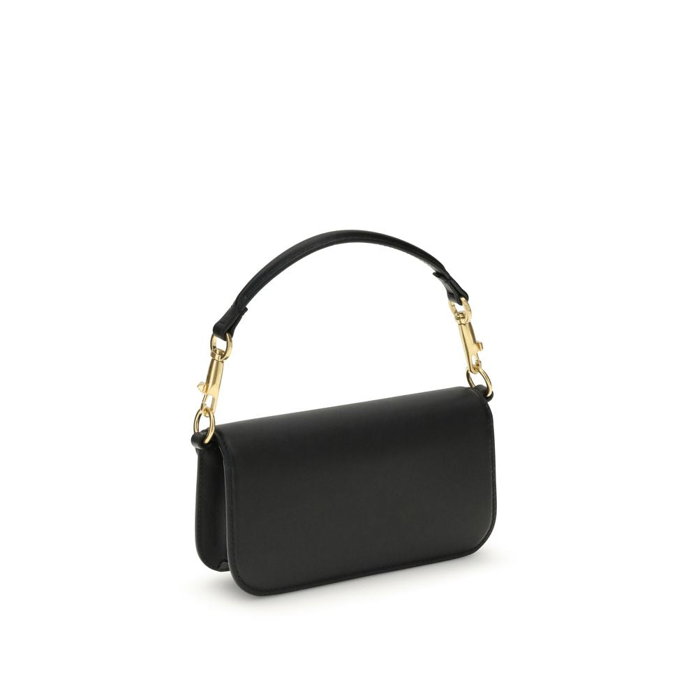 Valentino Garavani Locò Small Shoulder Bag in Calfskin – Black