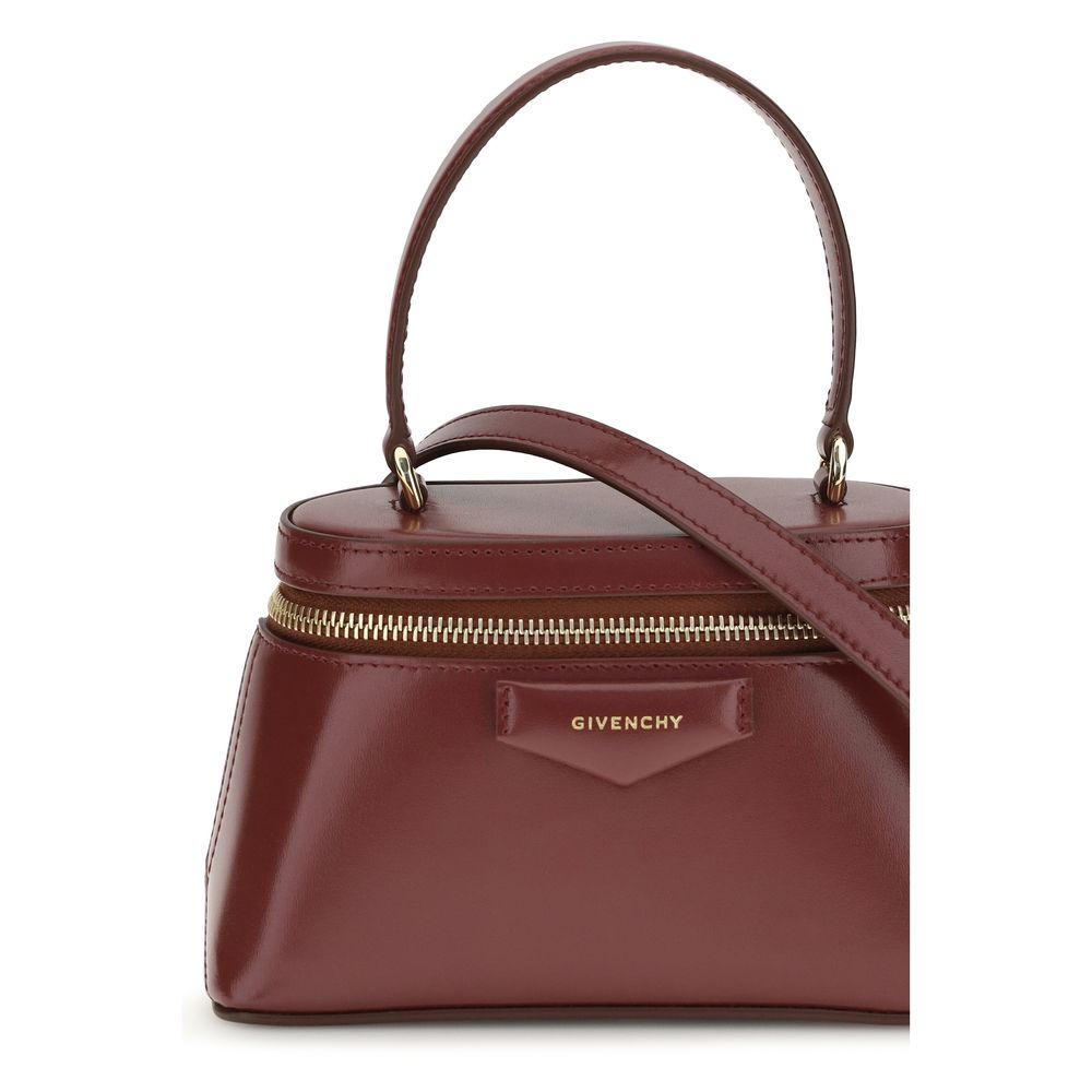 Givenchy Antigona Vanity Bag - Burgundy Box Leather