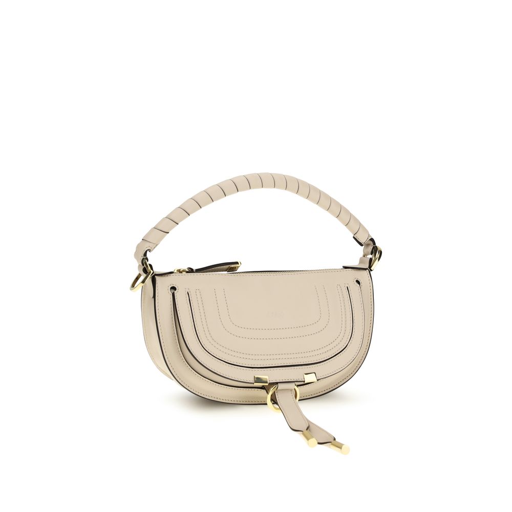 Chloé Mini Marcie Shoulder Bag - Beige