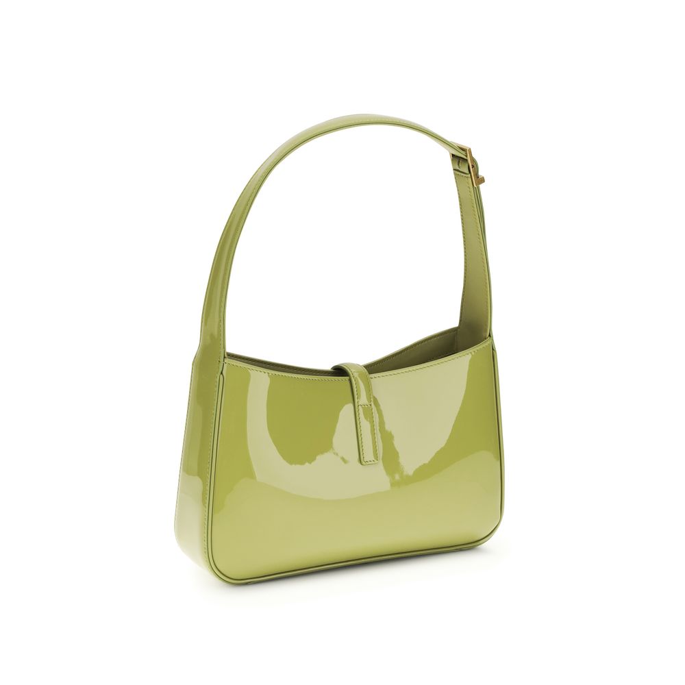 Saint Laurent Le 5 À 7 Patent Leather Bag - Wild Lime