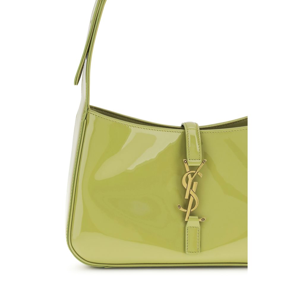 Saint Laurent Le 5 À 7 Patent Leather Bag - Wild Lime