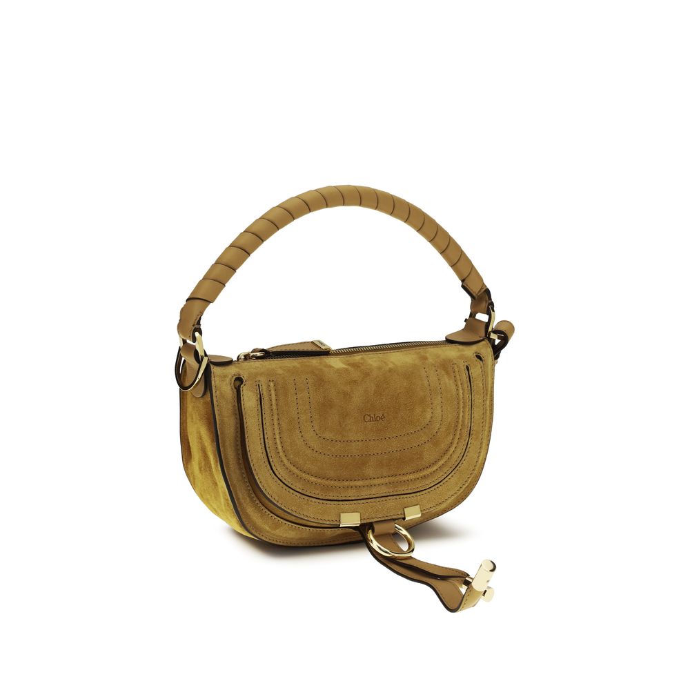 Chloé Mini Marcie Suede Shoulder Bag - Whispering Orange