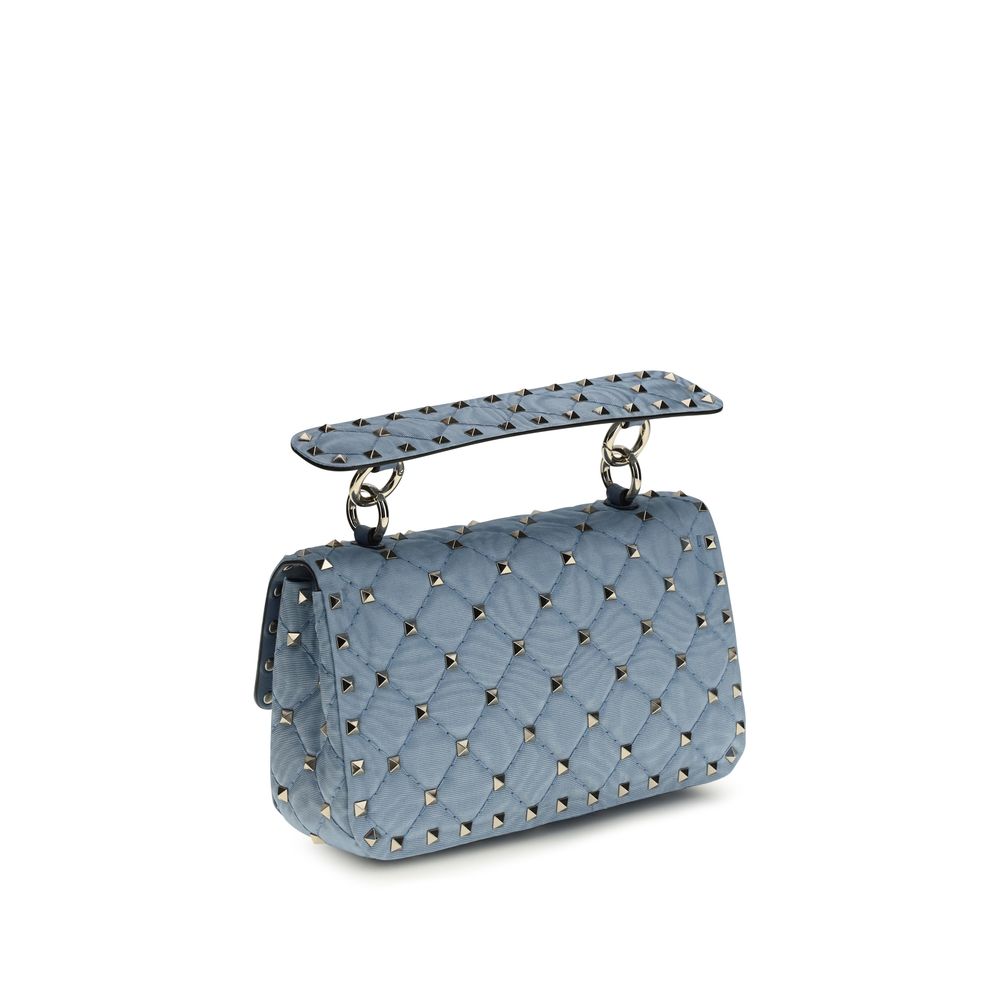 Valentino Garavani Rockstud Spike Handbag Small - Blue