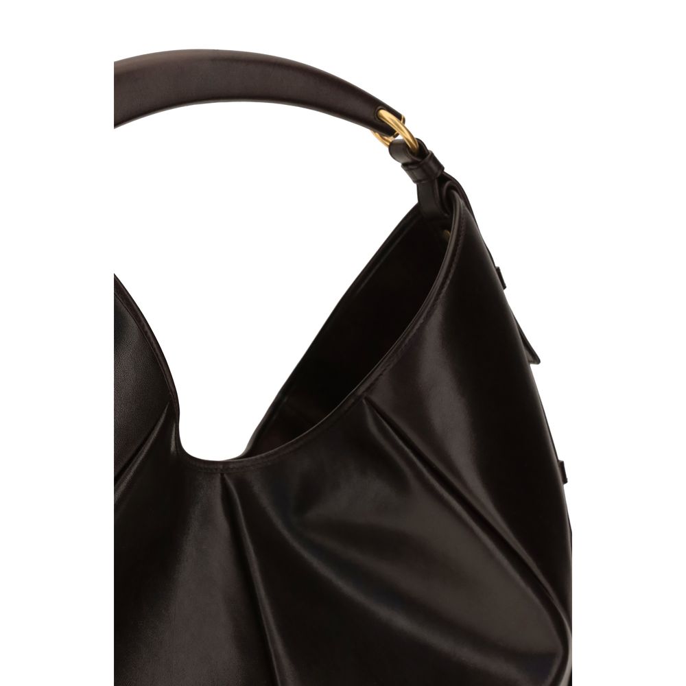 Saint Laurent Mombasa Medium Hobo Bag - Santal Brown Calfksin