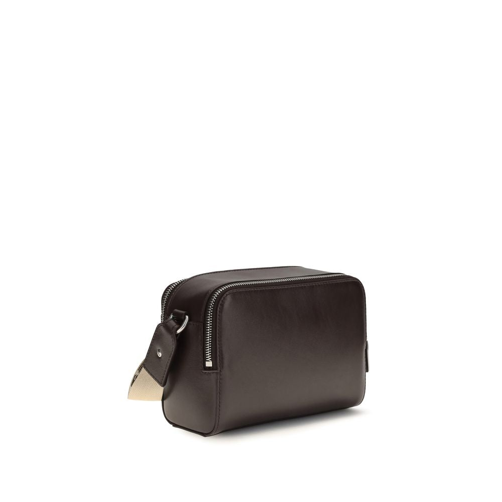 Burberry Pop Check Crossbody Bag – Peat Brown & Sand Beige
