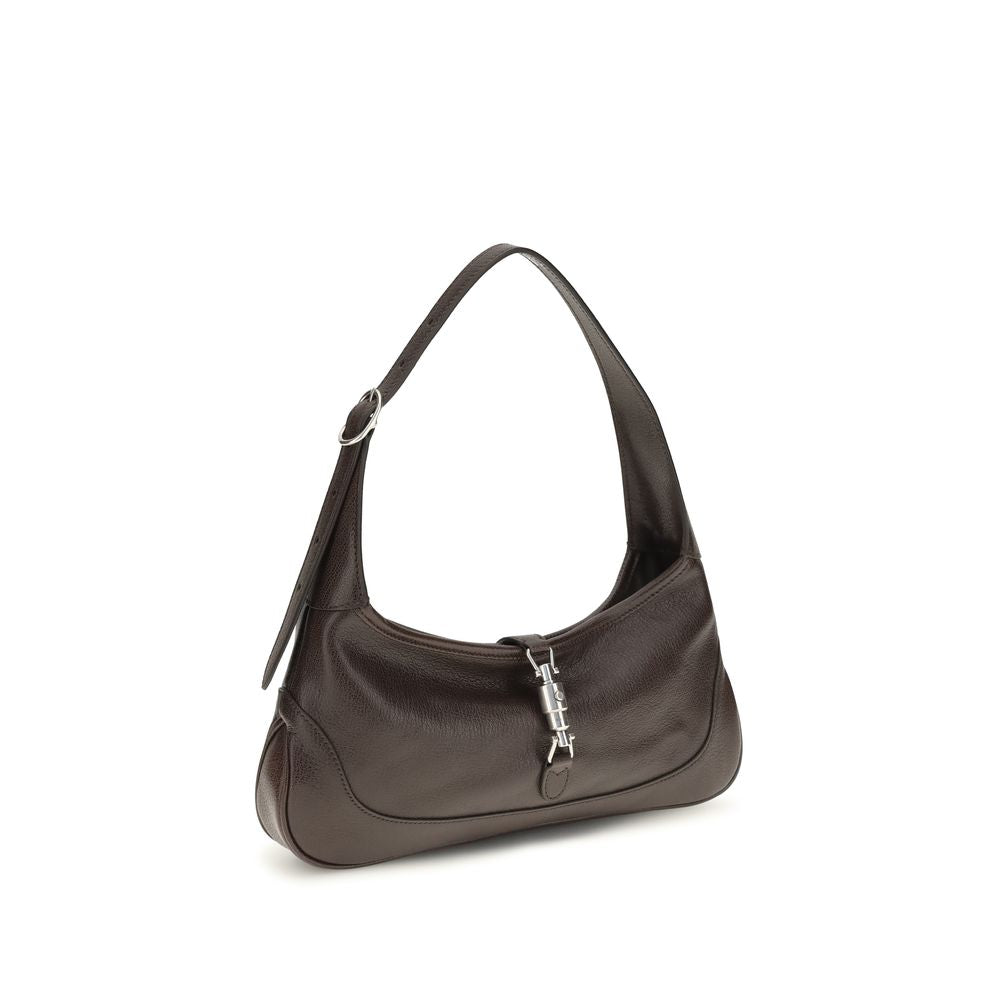 Gucci Jackie Slim Medium Shoulder Bag - Dark Brown