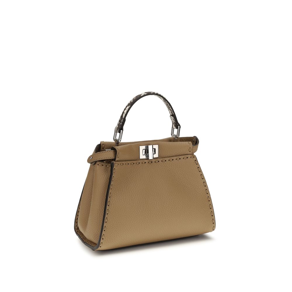 Fendi Peekaboo Mini - Capuccino Brown