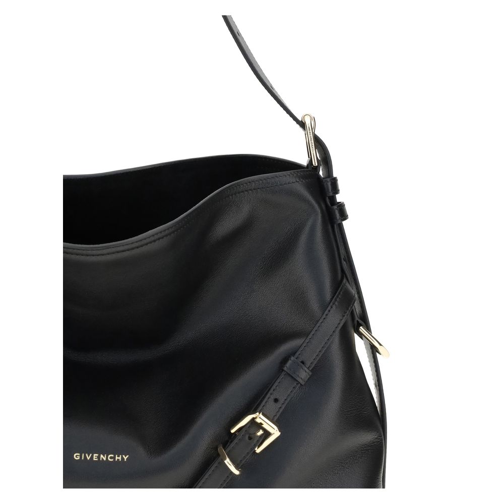 Givenchy Medium Voyou Bag - Shiny Black Leather
