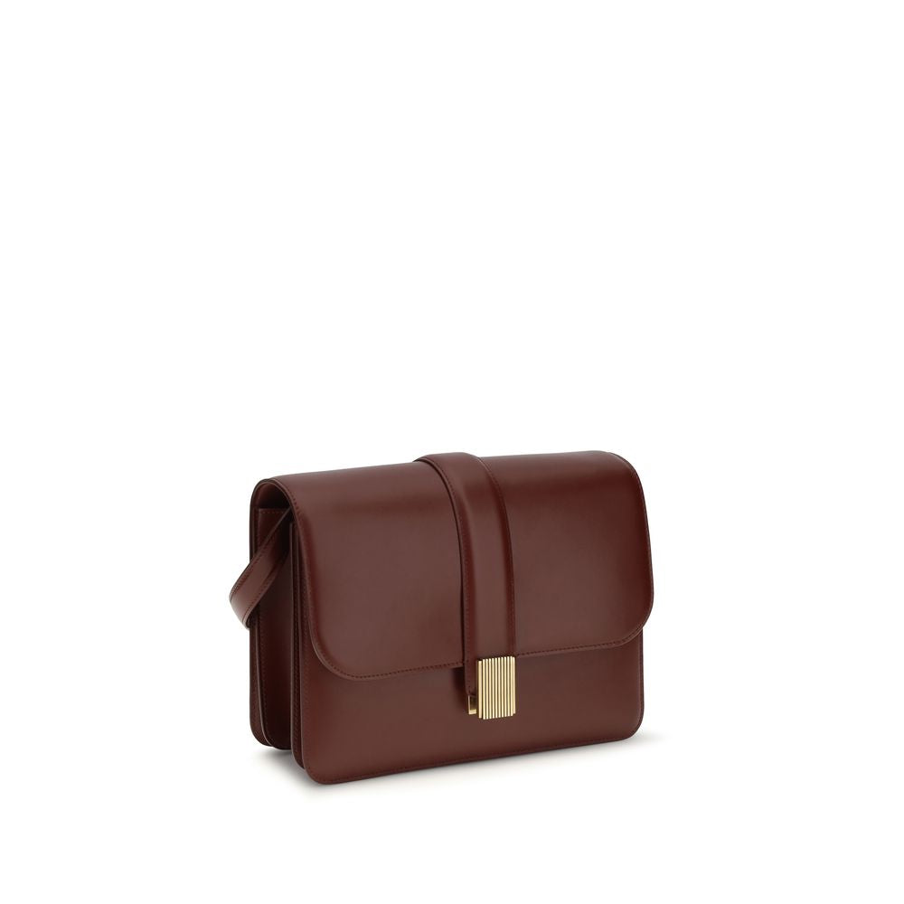 Khaite Blake Crossbody Bag - Oxblood Leather