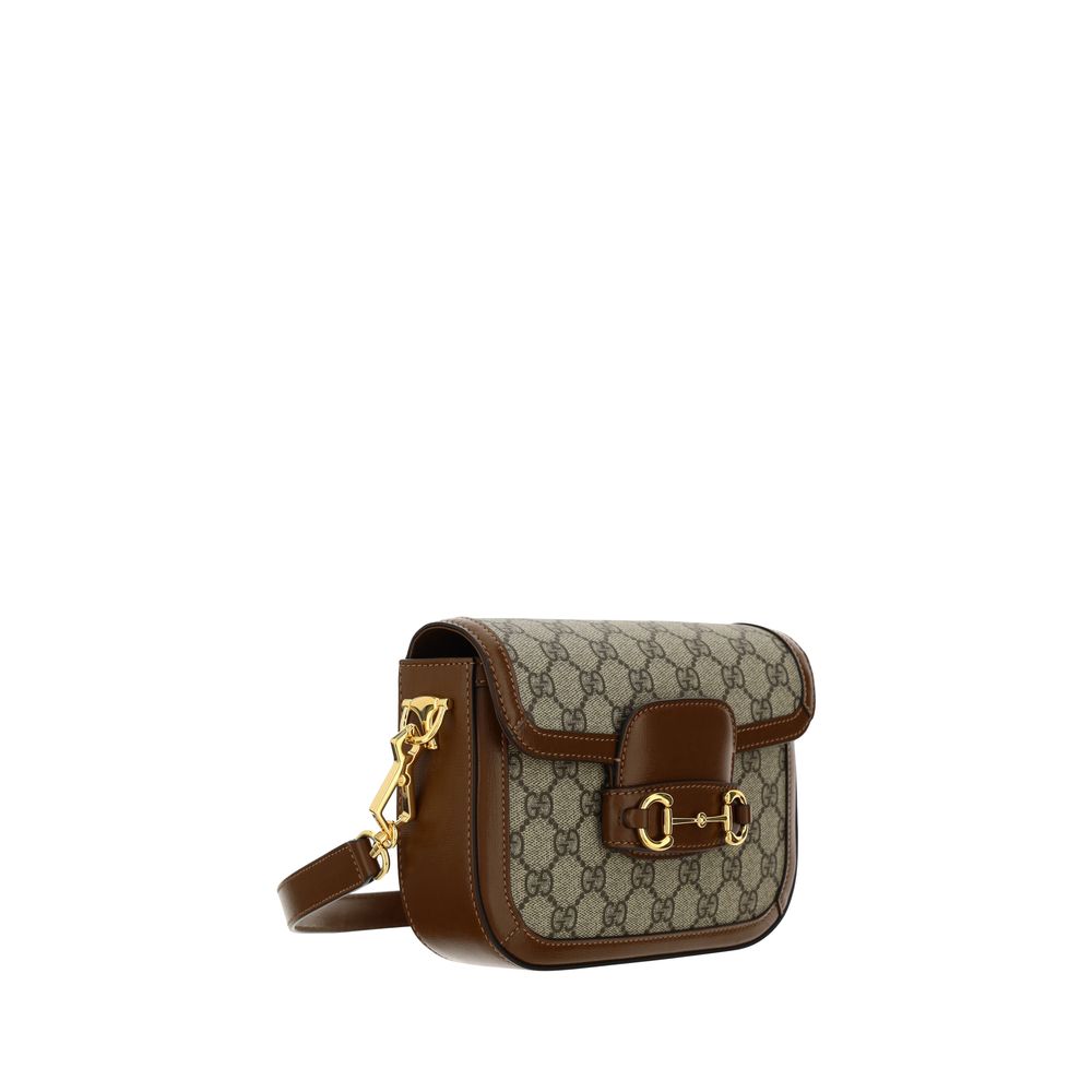 Gucci Horsebit 1955 Small Shoulder Bag - GG Supreme Canvas