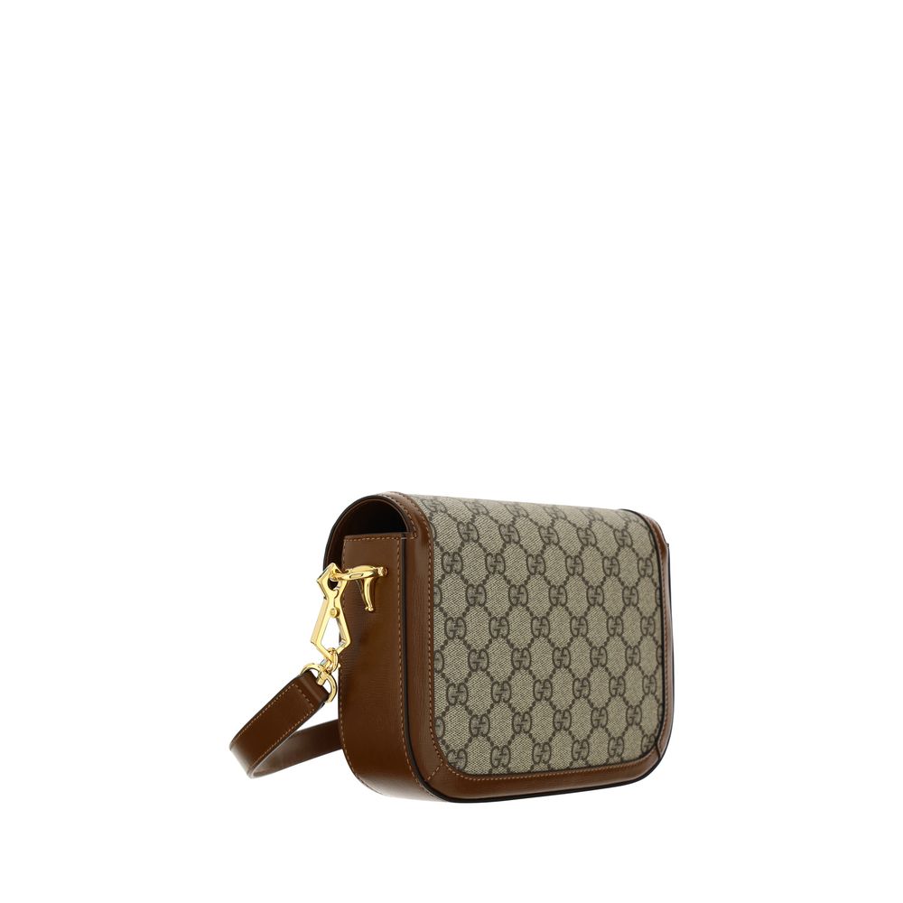 Gucci Horsebit 1955 Small Shoulder Bag - GG Supreme Canvas