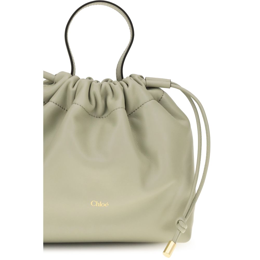 Chloé Icons Small Shoulder Bag with Chain - Cloudy Cream