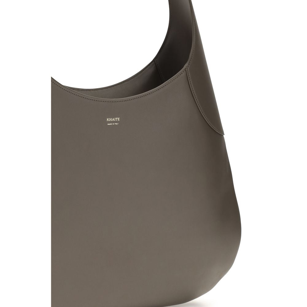 Khaite Joan Large Hobo Bag - Elephant Taupe Gray