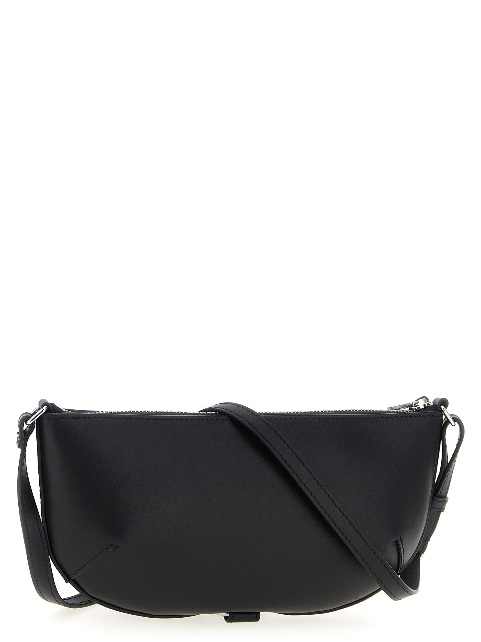 Courrèges Holy Eclipse Leather Bag - Black