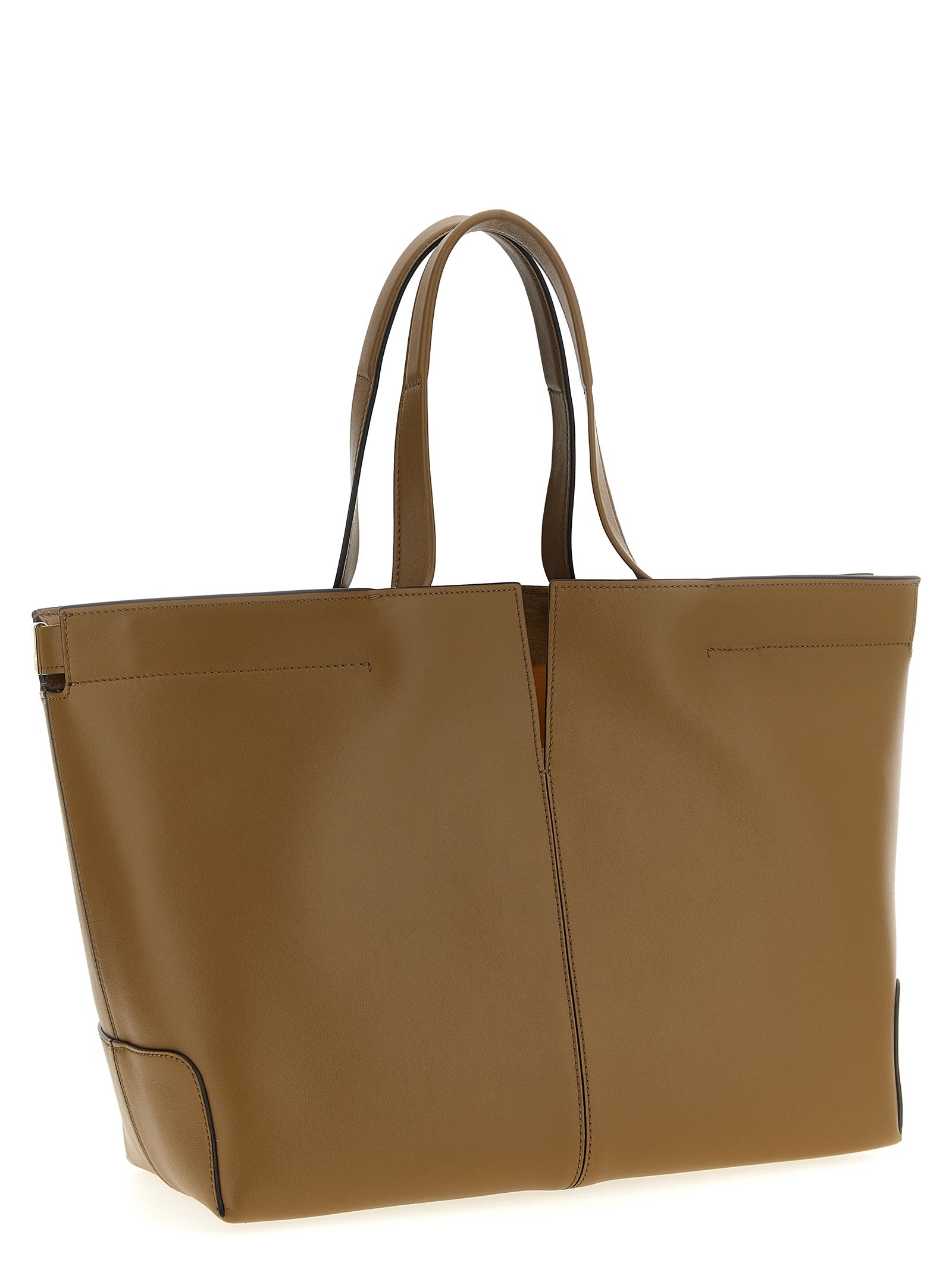 Tod's Di Bag Folio Medium-Small - Beige Leather